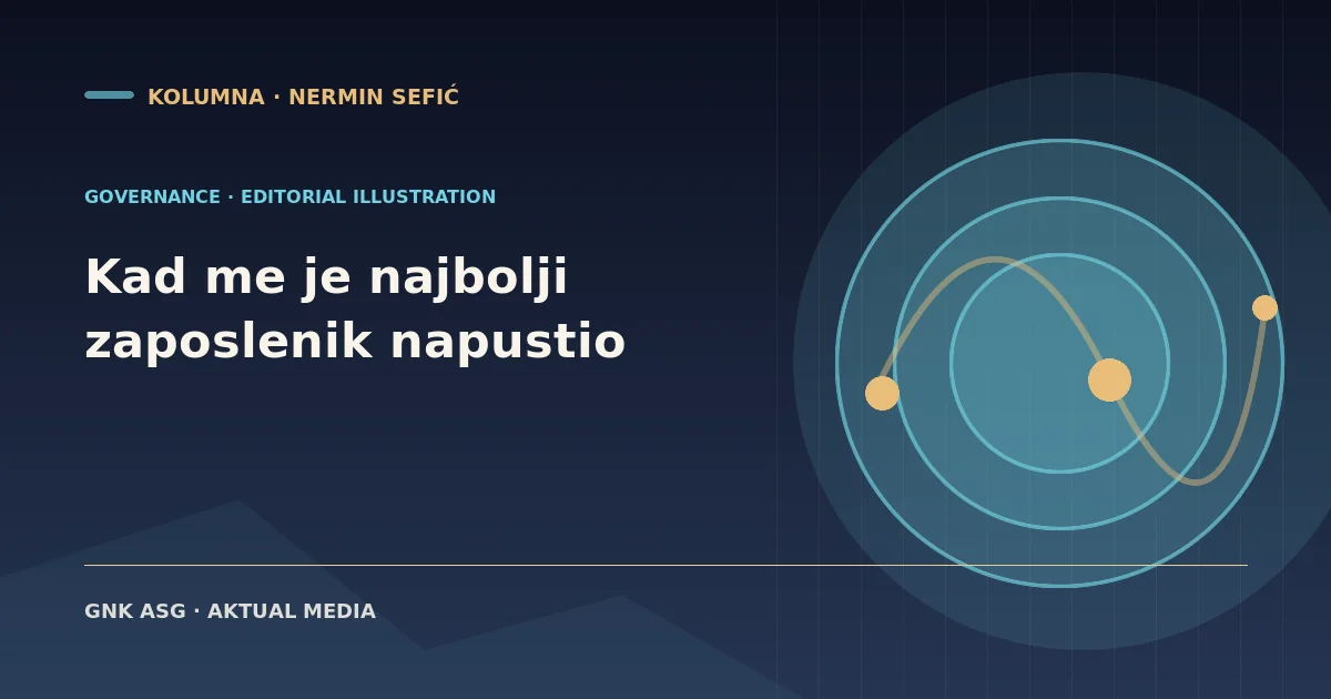 Kad me je najbolji zaposlenik napustio