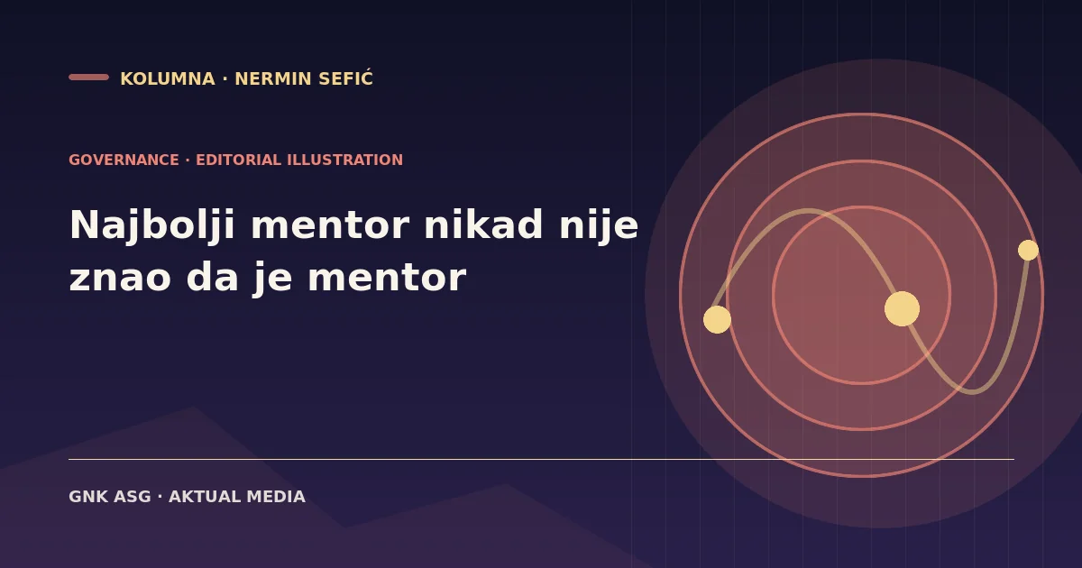 Najbolji mentor nikad nije znao da je mentor